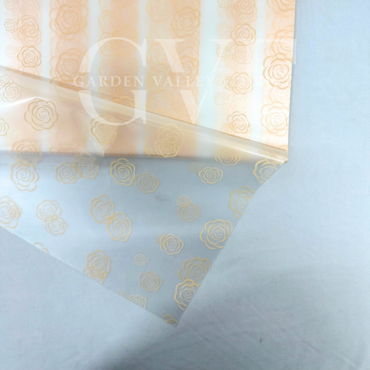 Gold-Rose Frosted Sheet