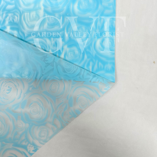 Blue-Rose Frosted Sheet