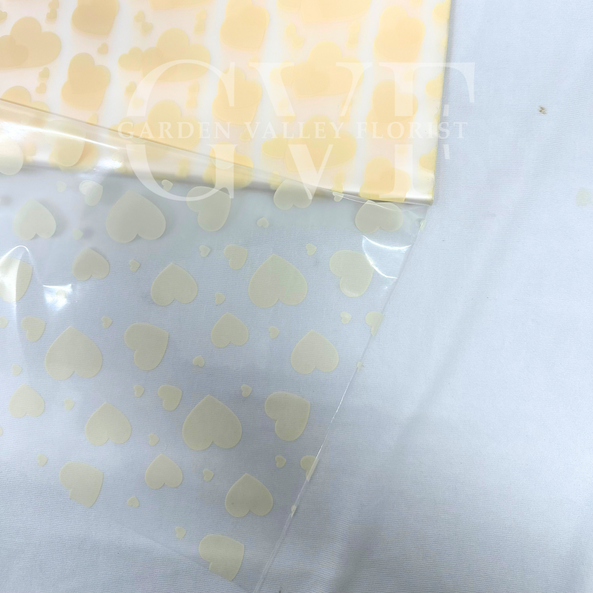 Gold-Heart Frosted Sheet