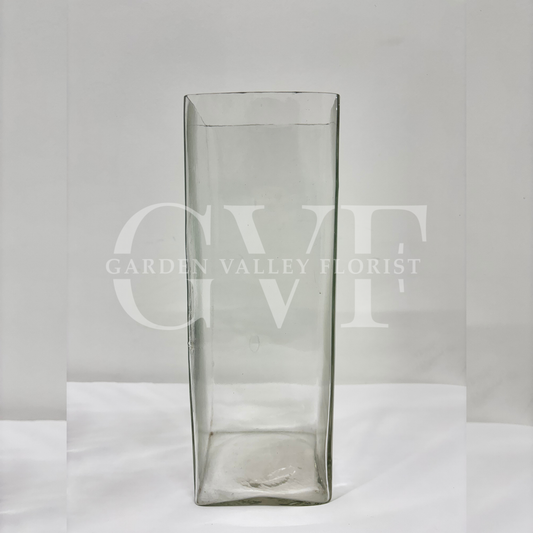 4x12 Square Glass Vase