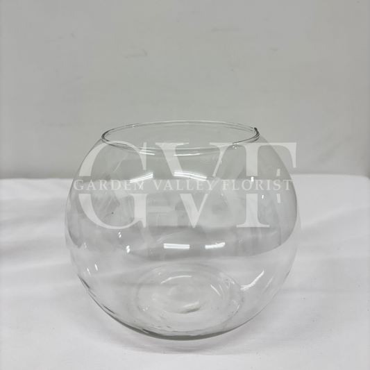 Fish Bowl 6" Glass Vase